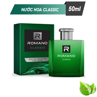 Romano: Nước Hoa Cao Cấp Cho Nam Romano Classic 50ml/chai