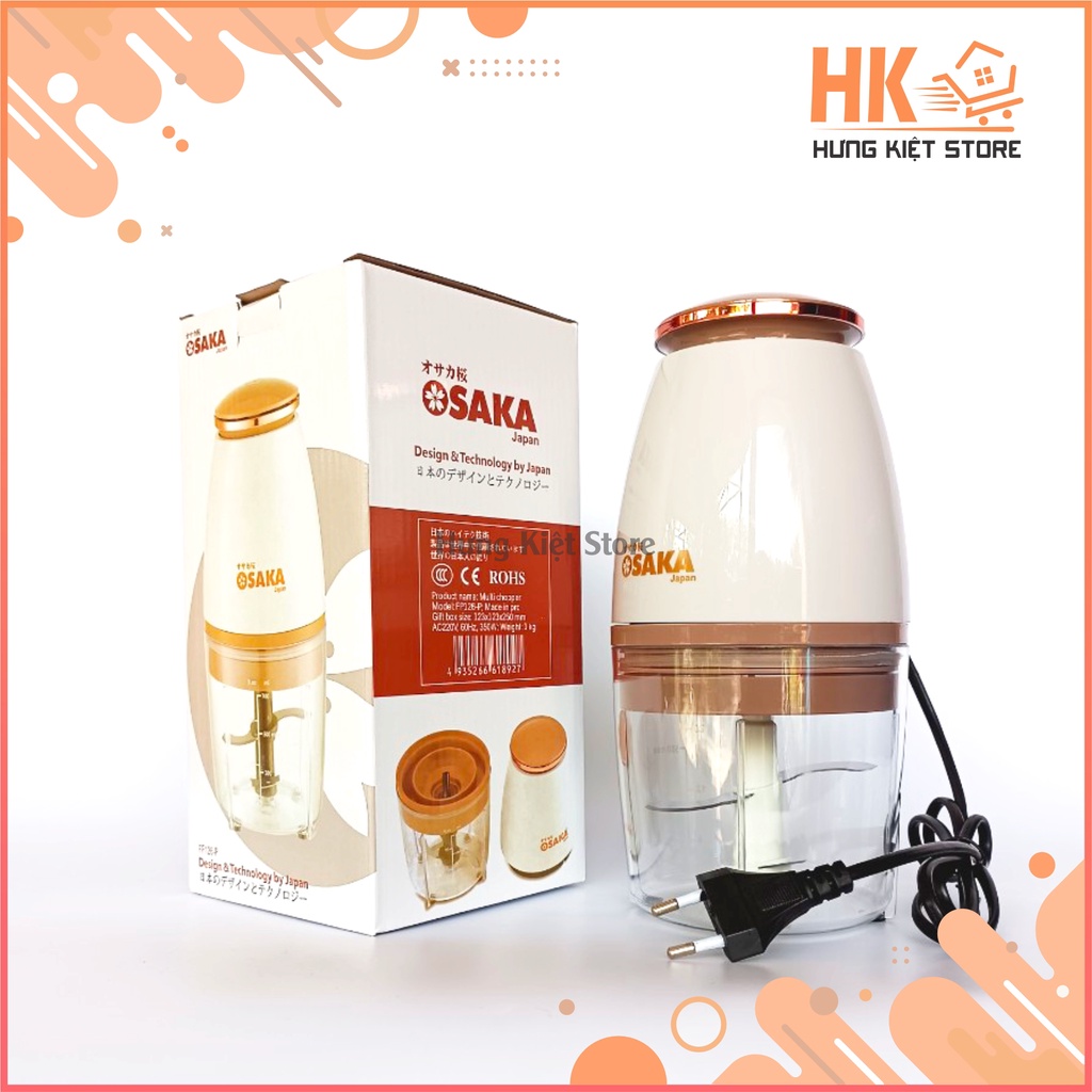 ✅ Máy Xay Đa Năng Tiện Dụng OSAKA Nắp Đồng, Xay thịt, Sinh Tố Tại Nhà - Hungkietstore