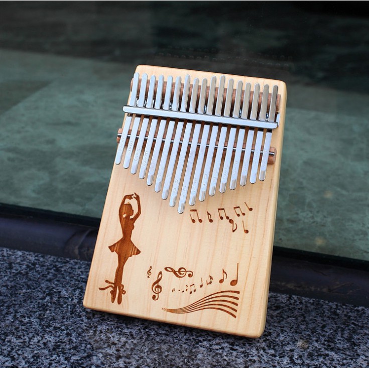 Đàn Kalimba 17 Phím Giá Rẻ Cho Người Mới Tập - Đầy Đủ Phụ Kiện