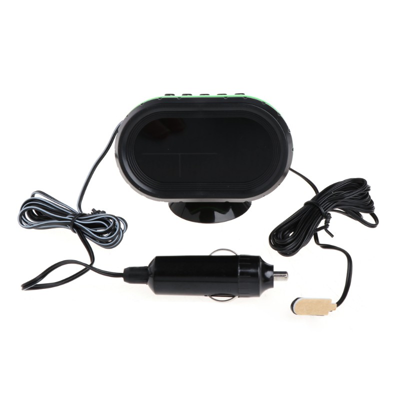 xinp✨Digital Car LCD Clock Voltmeter Thermometer Battery Voltage Temprerature Monitor DC 12V-24V Freeze Alert