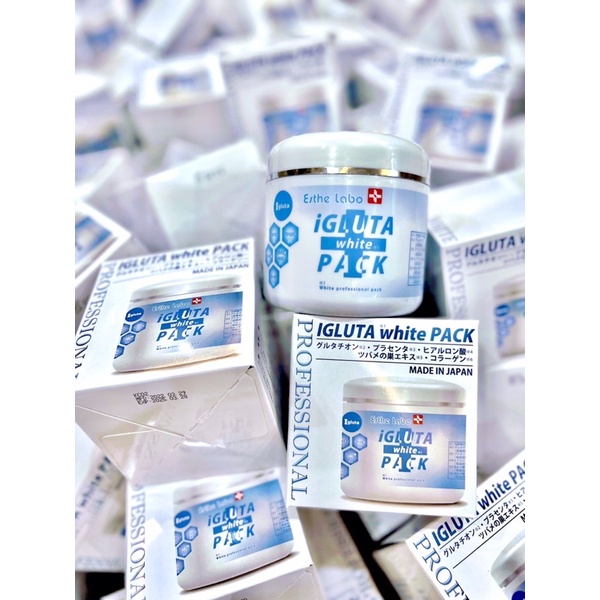 Mặt Nạ Ủ trắng da IGLUTA WHITE PACK ESTHE LABO Nhật Bản