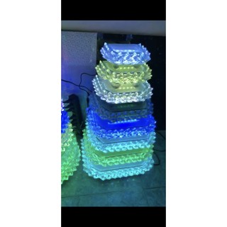 Đài Sen Pha Lê tròn LED đổi màu Φ18
