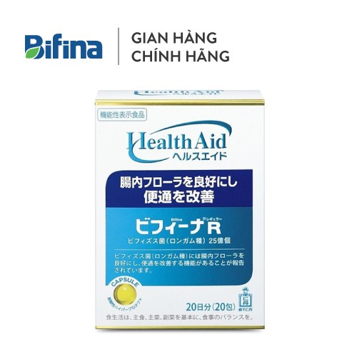 Men Vi Sinh Bifina Nhật Bản R20 gói - Dành cho người viêm đại tràng, rối loạn tiêu hóa, hội chứng ruột kích thích | BigBuy360 - bigbuy360.vn