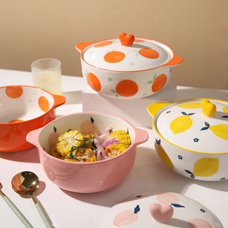 Tô nắp sứ - Thố nắp sứ màu sắc
