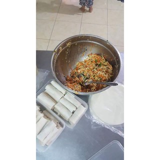 Combo 10 cuốn Chả Giò Chưa Chiên Chay/Mặn