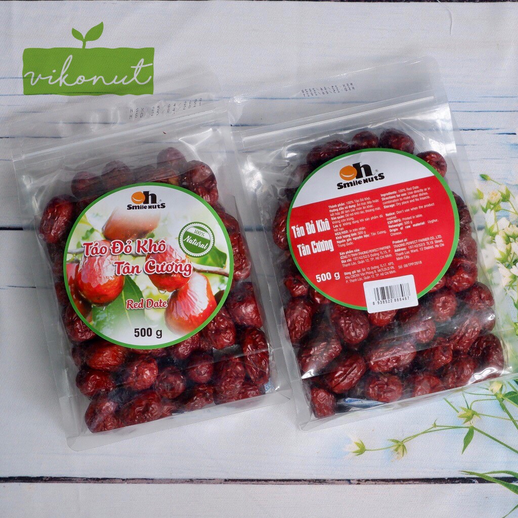 Táo đỏ khô Tân Cương