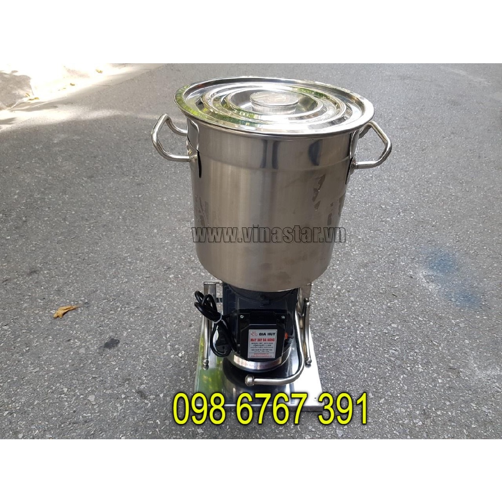 Máy xay rau má, lá dứa lá nếp, sương sâm INox hoàn toàn 1,1KW