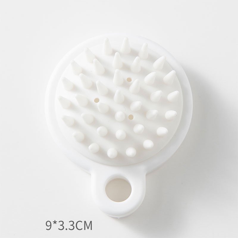 Lược gội đầu silicon xuất Nhật massage da đầu giảm stress, lược silicon mềm mát xa giảm dụng kích thích mọc tóc