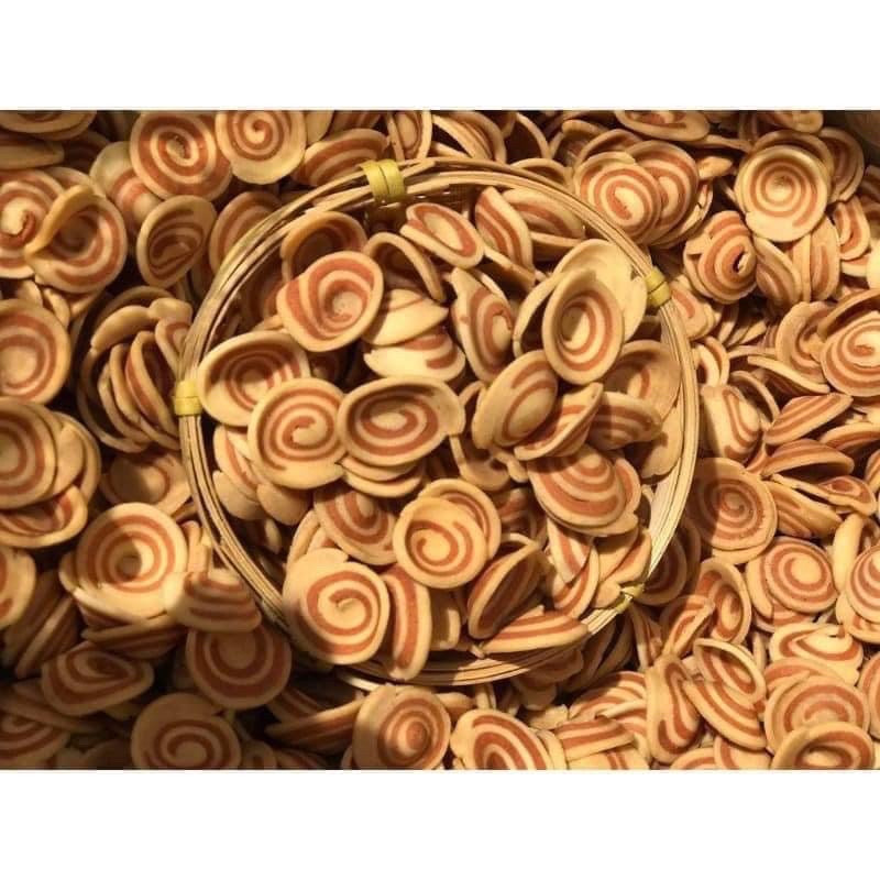 500g Bánh tai heo nhí vị truyền thống, ngon giòn đóng túi zip