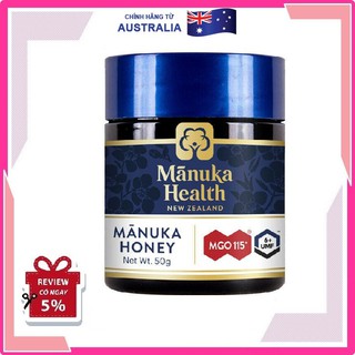[MGO 115+ ] ✅ Mật Ong MANUKA HONEY | Manuka Health New Zealand MGO115 + | UMF 6+ 50 gram