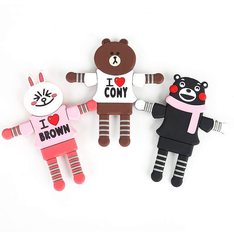 Automobile Phone Holder Air Outlet Snap-on Vehicular Use Mobile Phone Holder Cartoon Cute Support Frame for Navigation Car car accessories LvnA