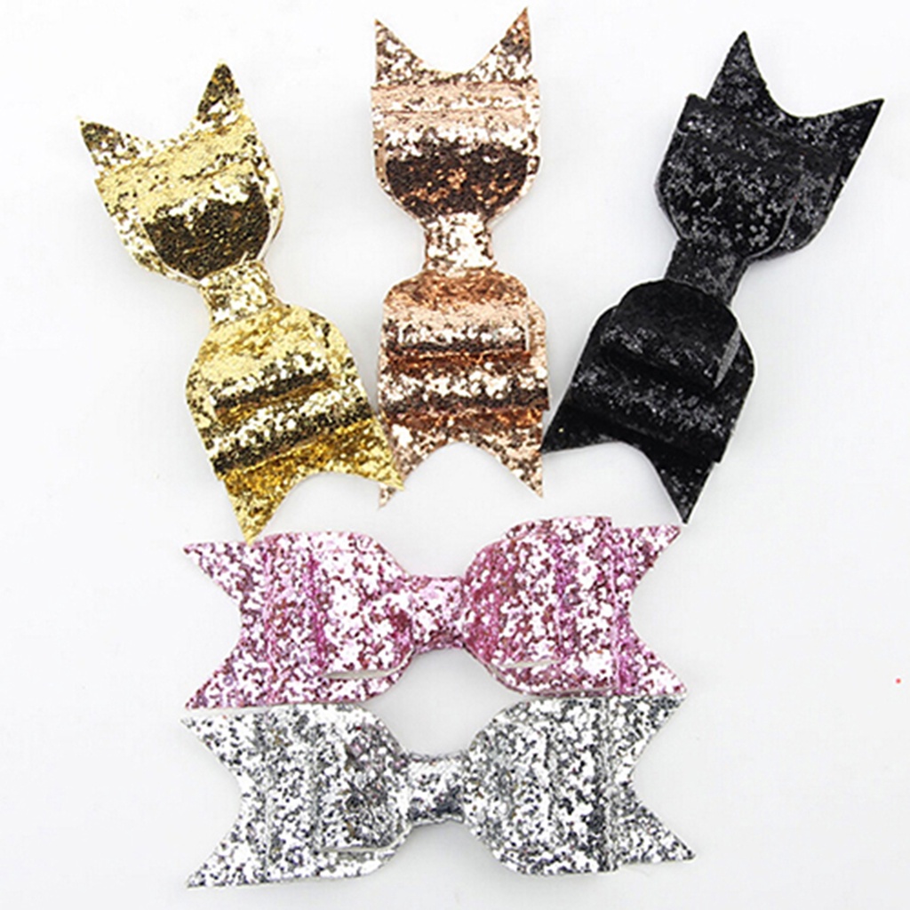 Kẹp Tóc Hình Nơ Nhiều Màu Sắc Thanh Lịch Dễ Phối Đồ