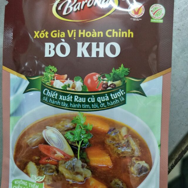 Gia vị ướp bò kho