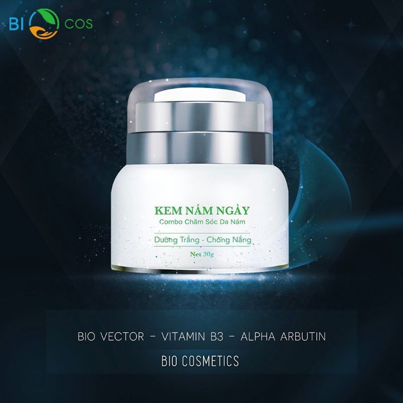 Kem Làm Mờ Nám, Dưỡng Trắng, Chống Nắng Ban Ngày Biocos 30gr