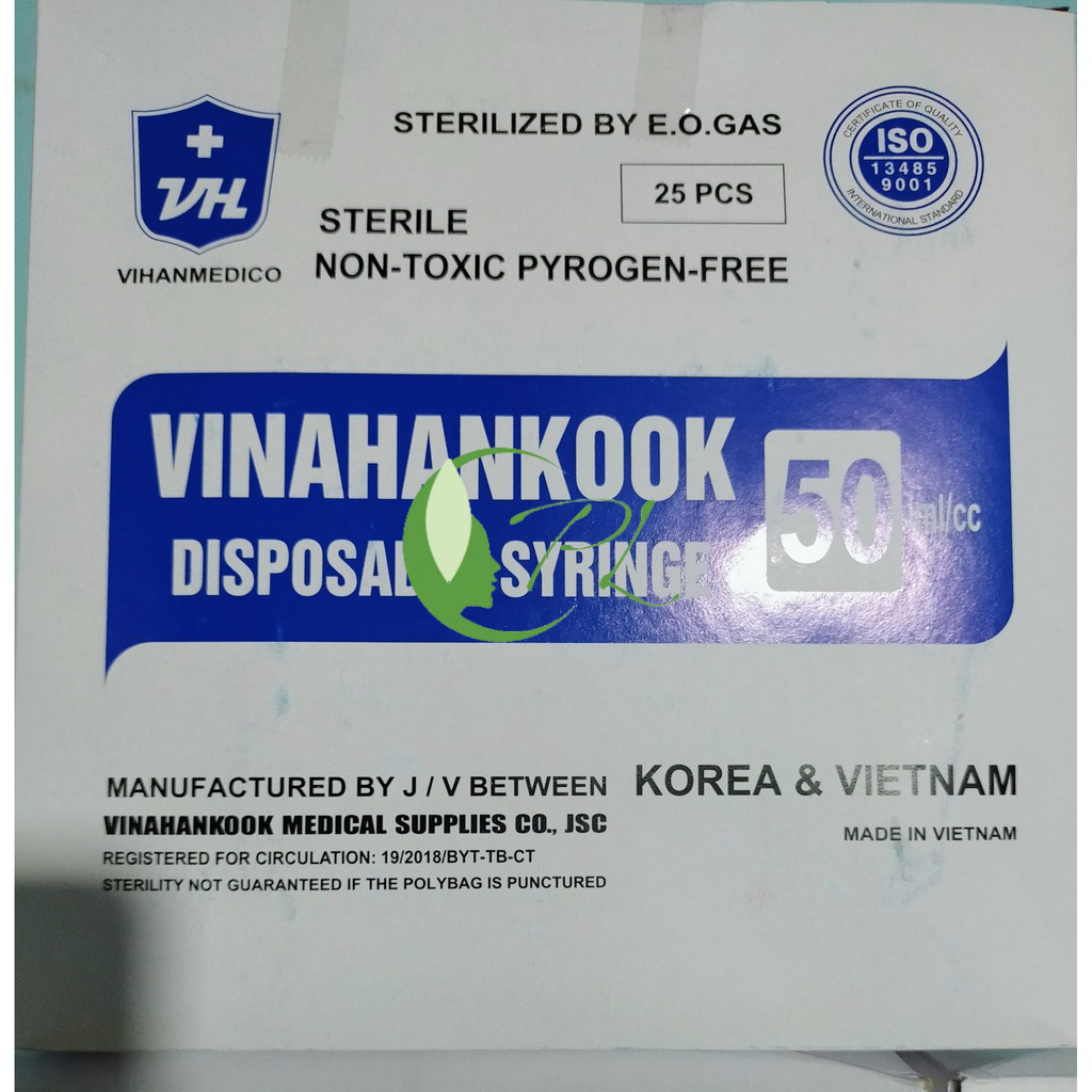 Bơm Tiêm 1cc , 3cc , 5cc , 10cc , 20cc , 50cc Vinahankook