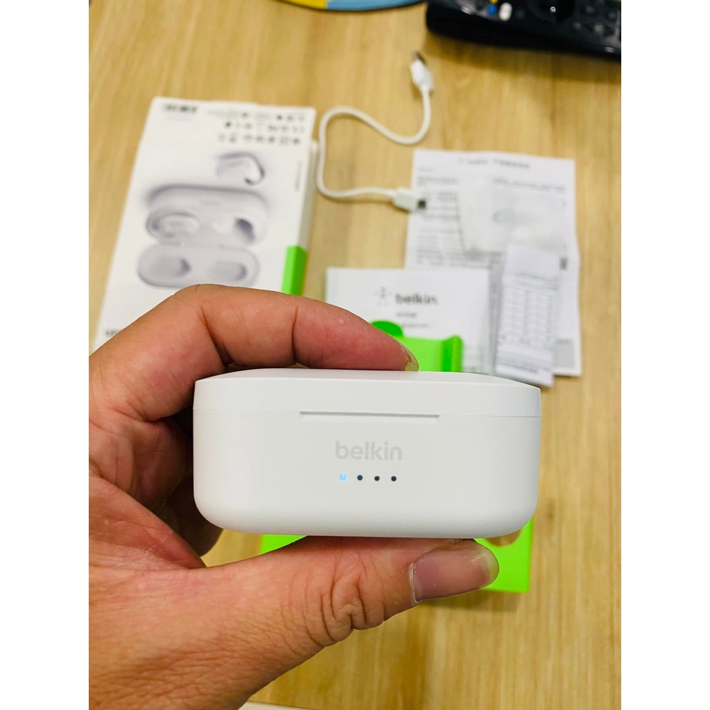 Tai nghe Bluetooth True Wireless SOUNDFORM™ Belkin - AUC001btWH - Bảo Hành 12 Tháng - 1 Đổi 1