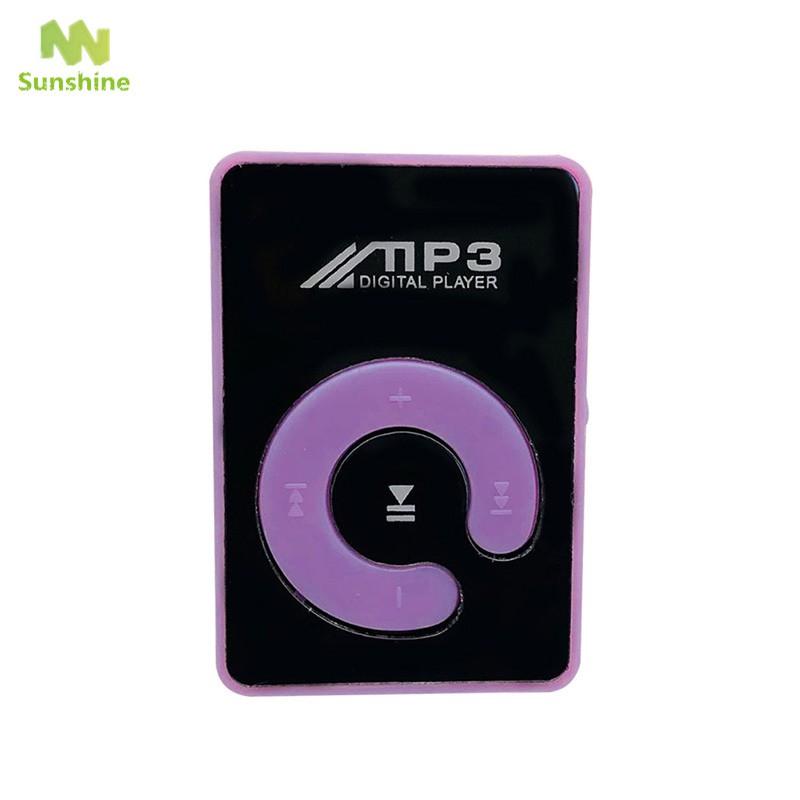 Máy nghe nhạc MP3 USB mini có kẹp di động hỗ trợ thẻ TF hợp thời trang cho chơi thể thao