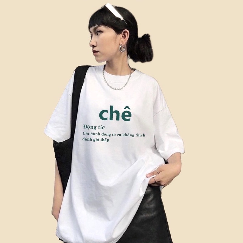 Áo thun unisex CHÊ Hot trend nhiều màu