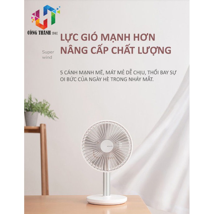 [Hàng Chính Hãng] Quạt mini tích điện để bàn làm việc F7A tiện lợi | BigBuy360 - bigbuy360.vn