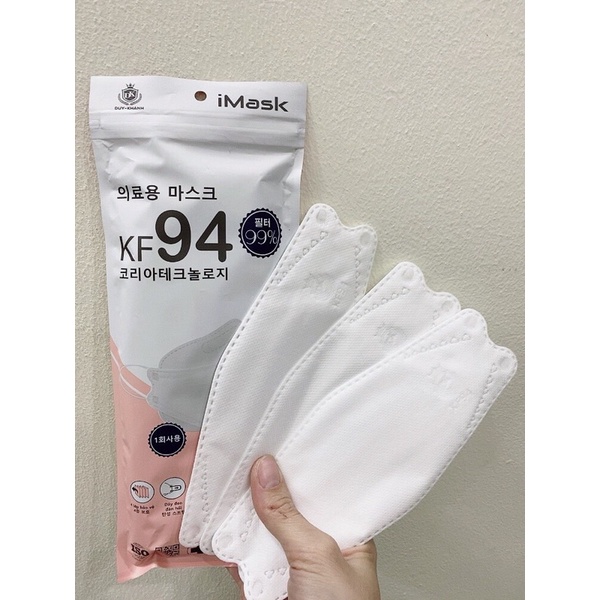 sỉ 300 chiếc khẩu trang 4D-KF94 Duy Khánh (30 gói, mỗi gói 10chiếc)