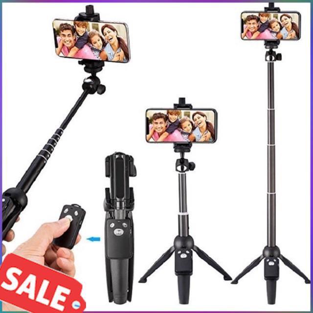 Gậy Chụp Hình, Gậy Tự Sướng Kiêm Chân Tripod Yunteng YT-9928 Nhỏ Gọn Kèm Tay Remote Bluetooth