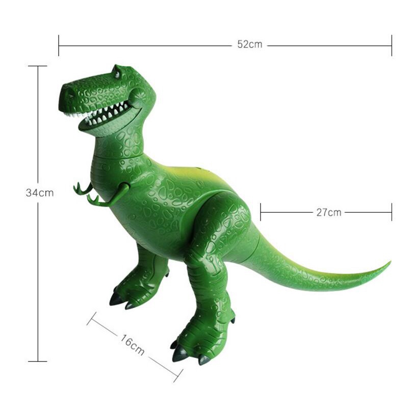 Mô Hình Đồ Chơi Khủng Long Biết Nói Bằng PVC Phiên Bản Q Disney Toy Story 4 Rex Dành Cho Trẻ Em