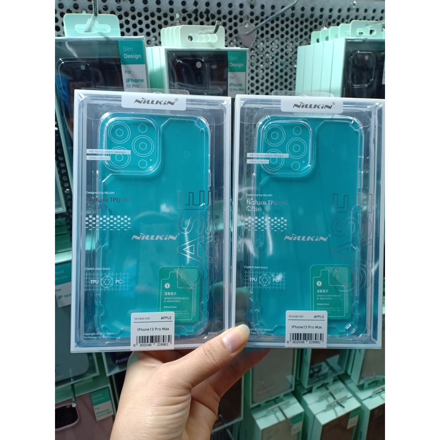 Ốp lưng silicon dẻo trong suốt Nillkin TPU case Iphone 13 Pro max / IP 13 Pro / IP 13 lưng meka không ố màu.