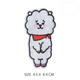 Sticker vải, patch ủi BTS siêu cute