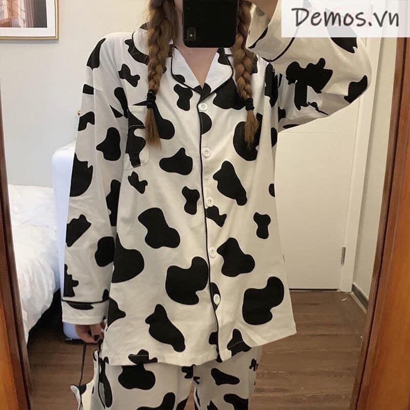 Bộ đồ ngủ pijama dài nữ mặc nhà thái thoải cute mái dễ thương giá rẻ Hanz.vn H4 | BigBuy360 - bigbuy360.vn