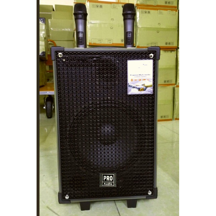 Loa kéo JBL Bass 30 Vàng Gold cao cấp - Tặng kèm 02 Micro cao cấp không  100w