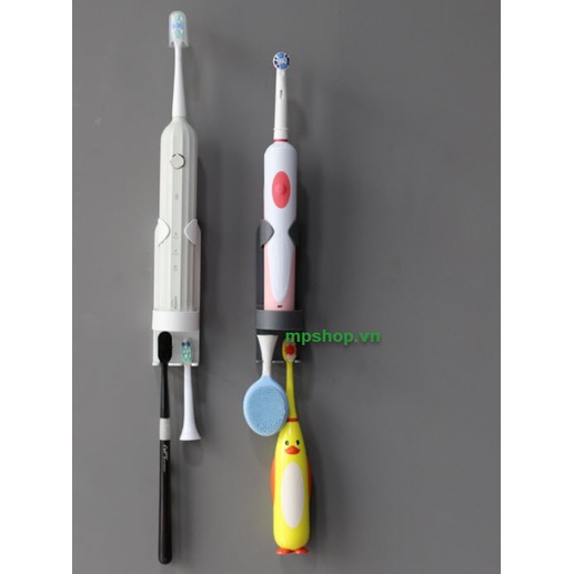 Giá treo bàn chải điện dính tường chất lượng cao, phù hợp với các loại bàn chải oralb, philips, xiaomi, ps, oral b