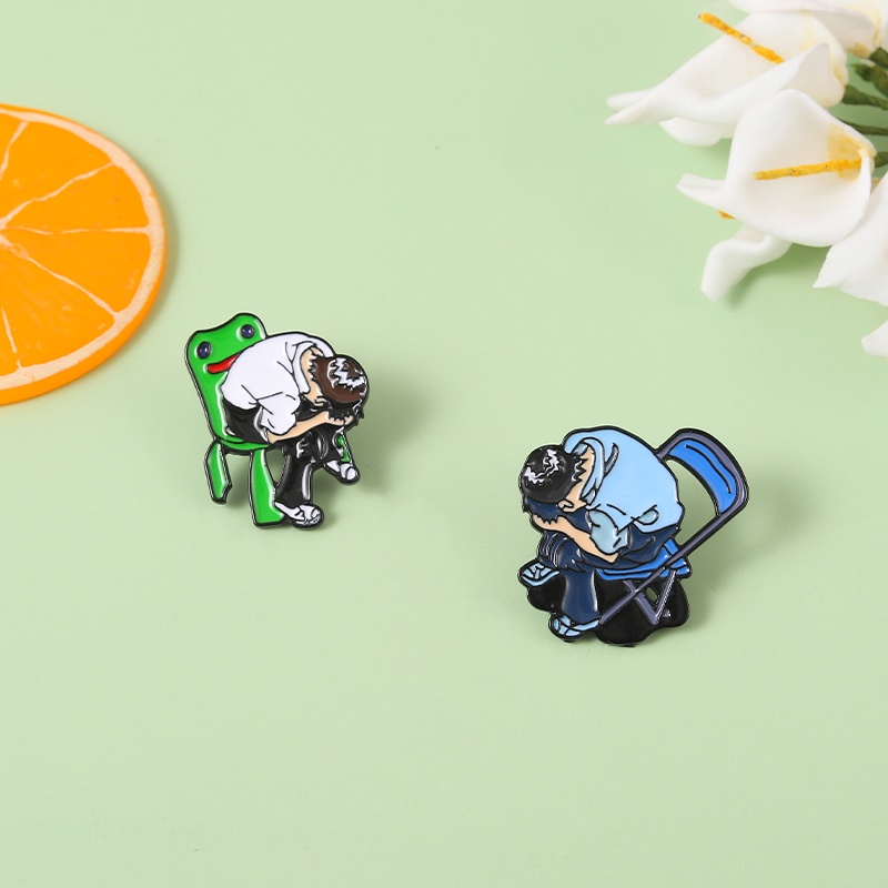Huy Hiệu Cài Áo Hình Chú Ếch Hoạt Hình Ngộ Nghĩnh