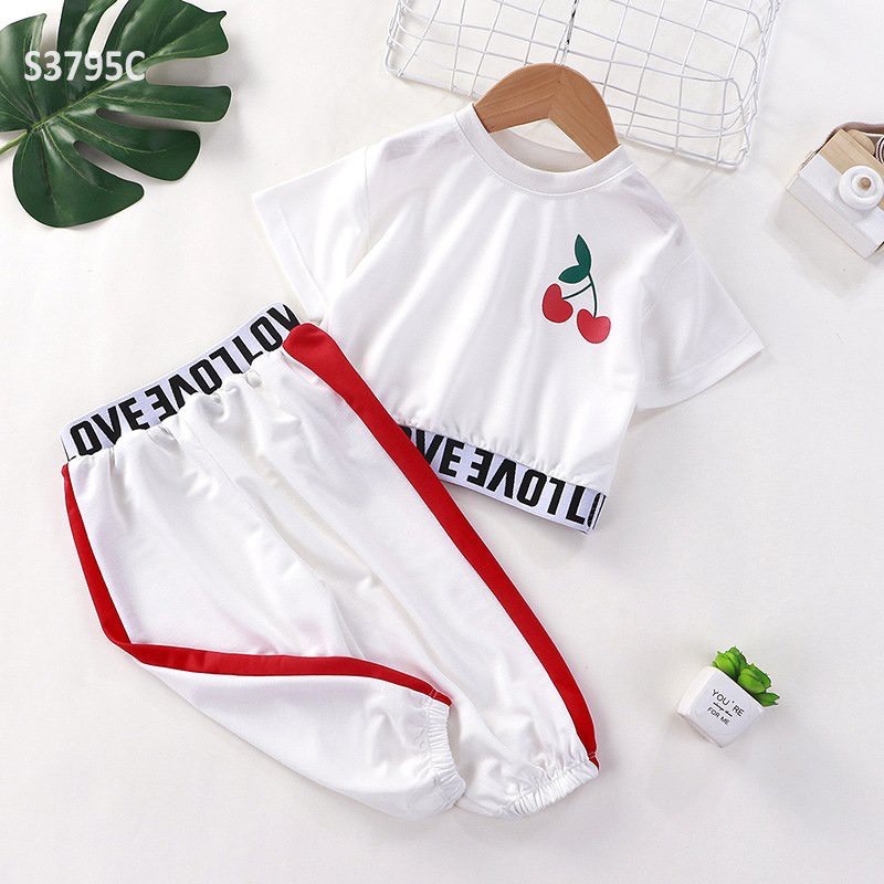 BỘ CROPTOP CHERRY QUẦN THỤNG