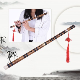 Bộ nhạc cụ sáo trúc cắm được làm tay bằng gỗ Dizi tông E