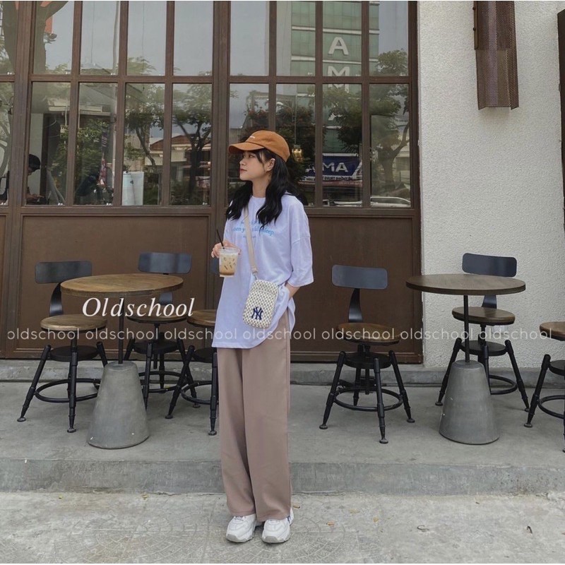 Quần ống rộng Culottes cạp cài khuy lệch Ulzzang 3 màu mới nhất