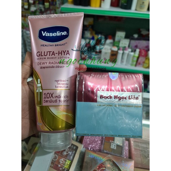 Combo kem body Bạch Ngọc Liên và Vaseline đêm | WebRaoVat - webraovat.net.vn