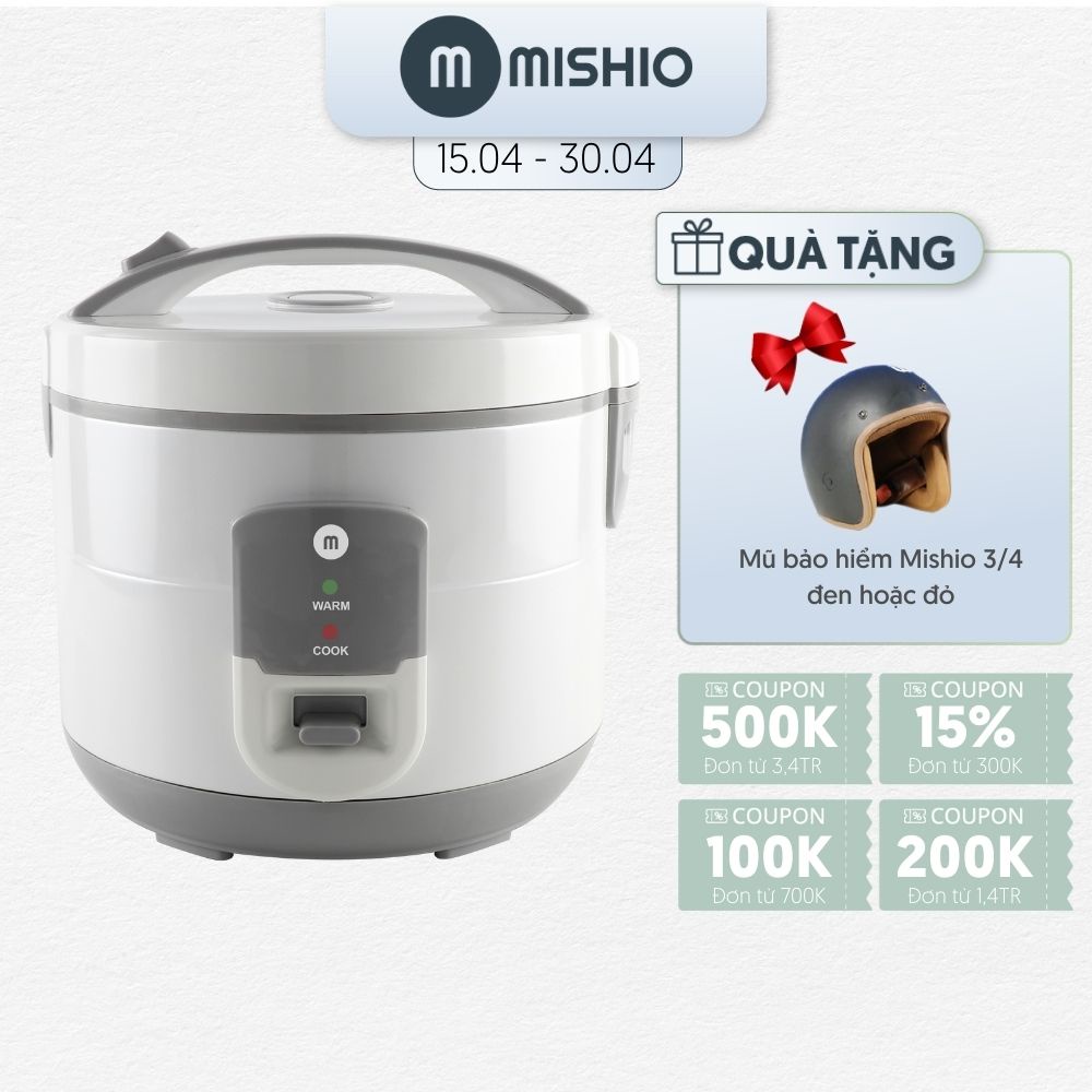 [Mã ELHADEV giảm 4% đơn 300K] Thanh lý trưng bày - Nồi Cơm Điện Niêu Mishio MK248 700W 1.8 Lít