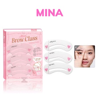 Bộ 3 Khuôn Kẻ Chân Mày Tiện Lợi,Khuôn Định Hình Chân Mày Dễ Dàng Sử Dụng Cho Người Mới Bắt Đầu