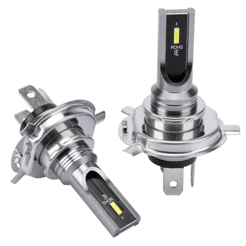 Set 2 Đèn Pha 6500 Lm H4 H7 Chuyên Dụng Cho Xe Mô Tô