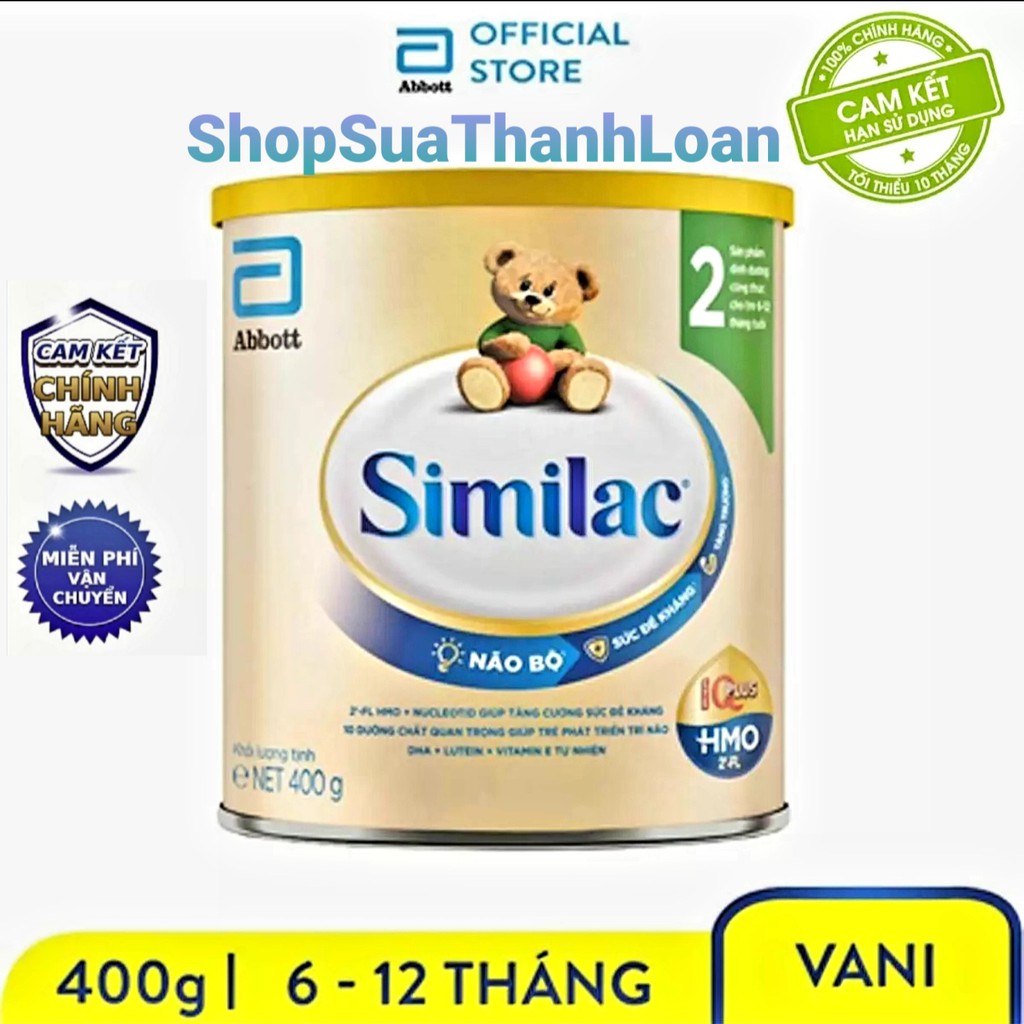 [HSD T7-2023] Sữa bột Similac 2 - Hộp 400gr