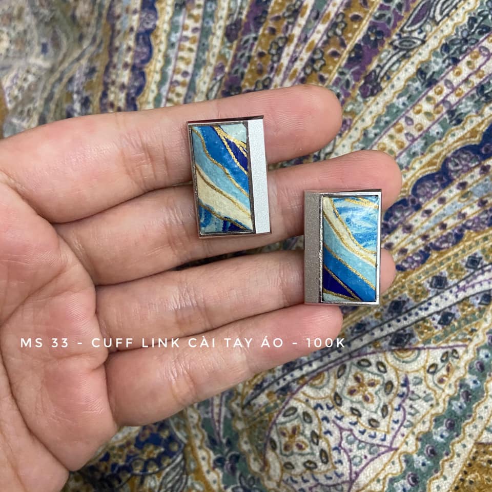 link 8 - Khuy cài tay áo sơ mi - cuff links / măng set Nhật 2hand