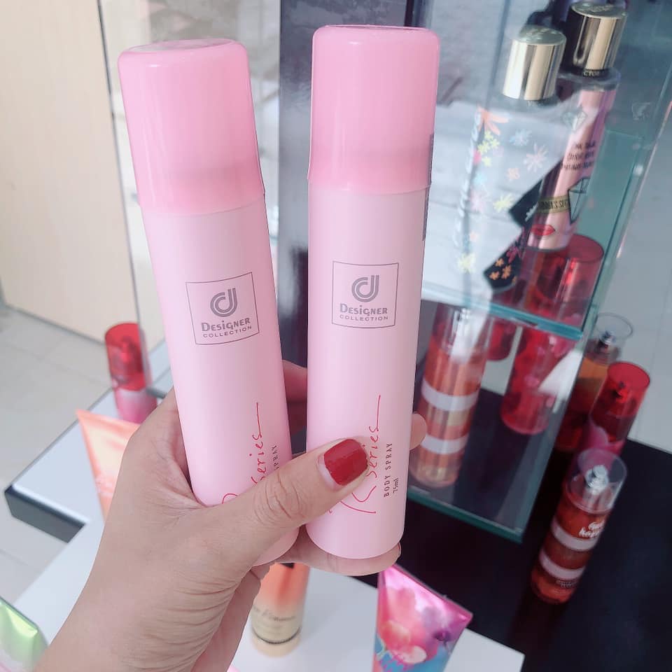 Xịt thơm toàn thân Rserieshồng 75ml