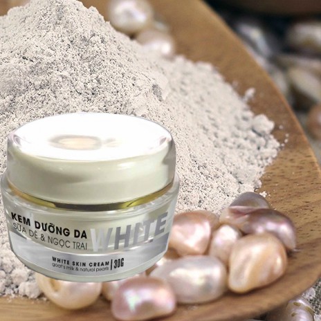 KEM DƯỠNG DA WHITE SỮA DÊ VÀ NGỌC TRAI THORAKAO 30G