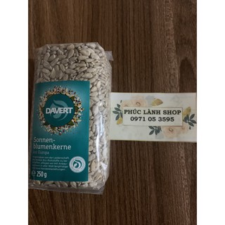 Hạt hướng dương chưa rang hữu cơ Davert 250gr (đã tách vỏ) SALE XẢ KHO