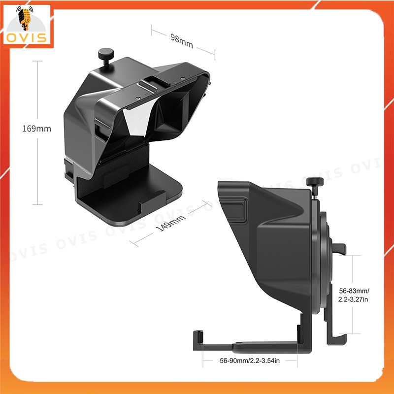 Máy Nhắc Chữ Mini Cho Vlogger, Nhà Báo, Người Thuyết Trình | Ulanzi Teleprompter PT-16 / PT-15