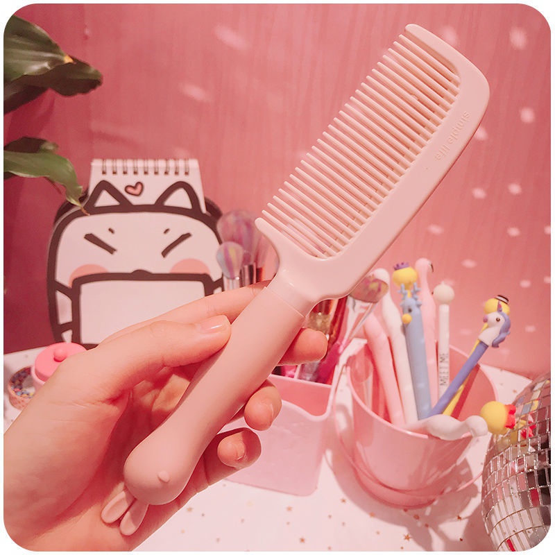 Lược Chải Tóc Bằng Nhựa Chống Tĩnh Điện Họa Tiết Hoạt Hình Dễ Thương Cho Bé