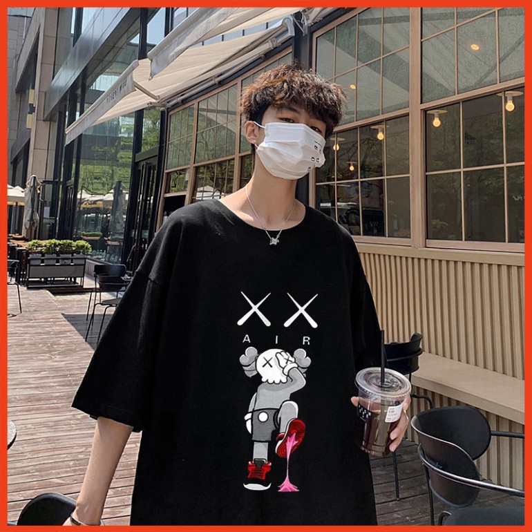 áo phông unisex form rộng, Áo thun nam nữ tay lỡ Oversize chất cotton thấm hút mồ hôi | BigBuy360 - bigbuy360.vn