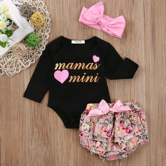 Bộ Áo Liền Quần Mini In Họa Tiết Thiên Nga Hồng Đáng Yêu Cho Bé Gái Cb859 Mama