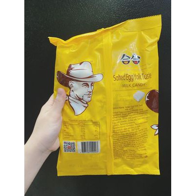 Kẹo sữa chua trứng muối ông già - giá sỉ 1 bịch 360g