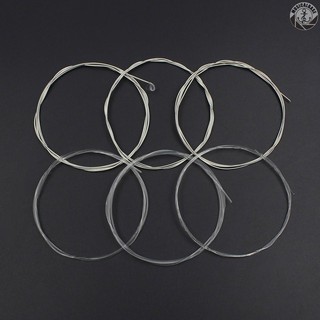 Set 6 Dây Đàn Guitar Mạ Bạc Và Đồng (. 028-.043)